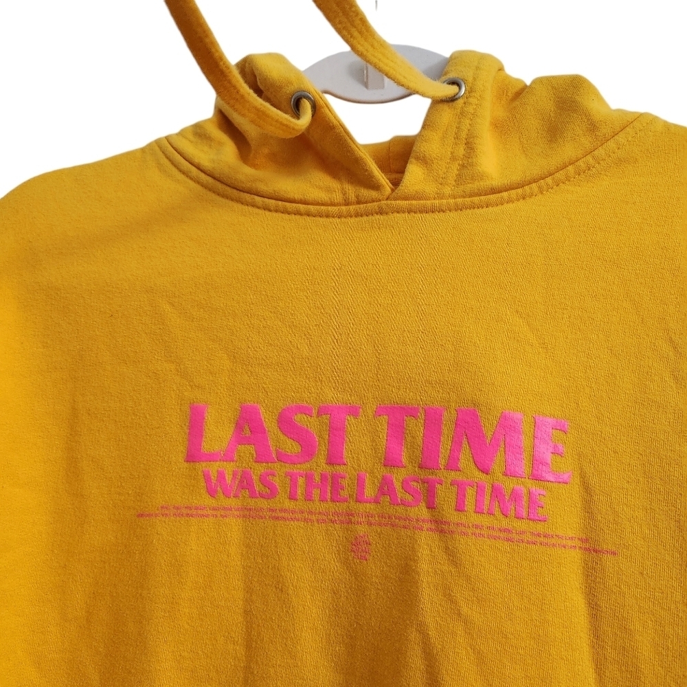 Anti Social Social Club The Grove Hoodie Sweater Medium Unisex Yellow Pullover - Picture 2 of 9